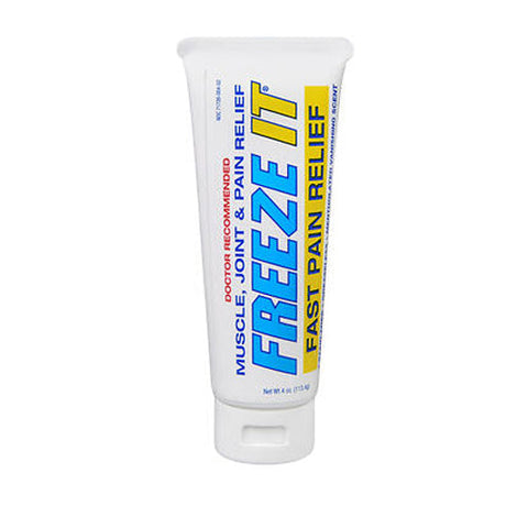 Freeze It, Muscle Joint And Pain Relief Gel, 4 Oz Freeze It