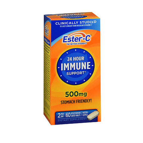 Ester-C, 24 Hour Immune Support Vegetarian Coated, 500 Mg, 60 Tabs Ester-C