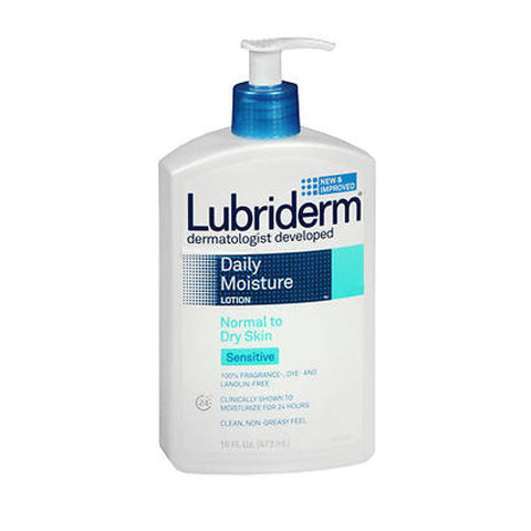 Lubriderm, Daily Moisture Lotion Sensitive Skin, 16 Oz Lubriderm